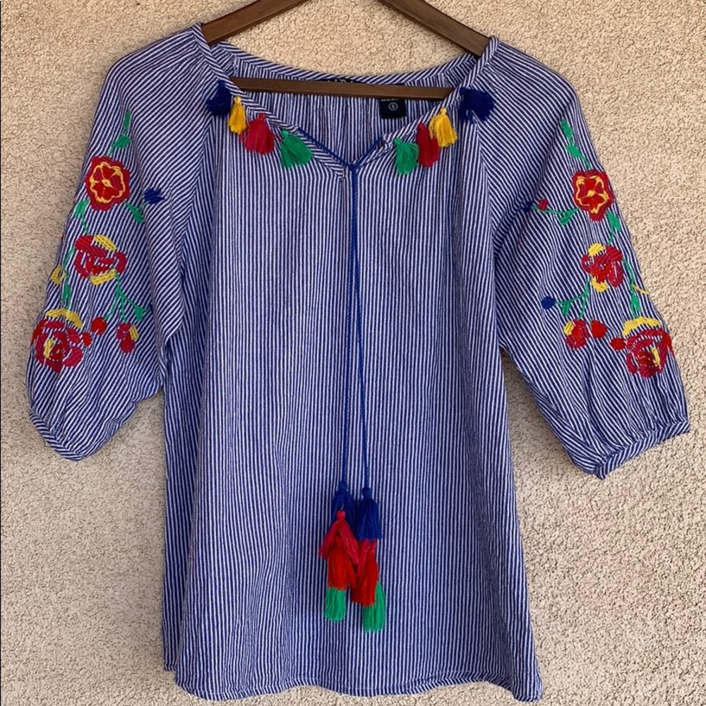 Small Life Style Blouse - embroidered detail.